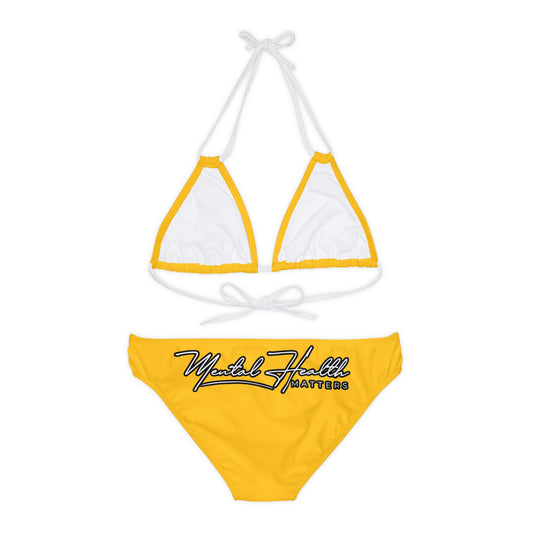 Script Bikini Set (Yellow)