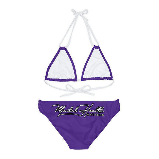 Script Bikini Set (Purple)