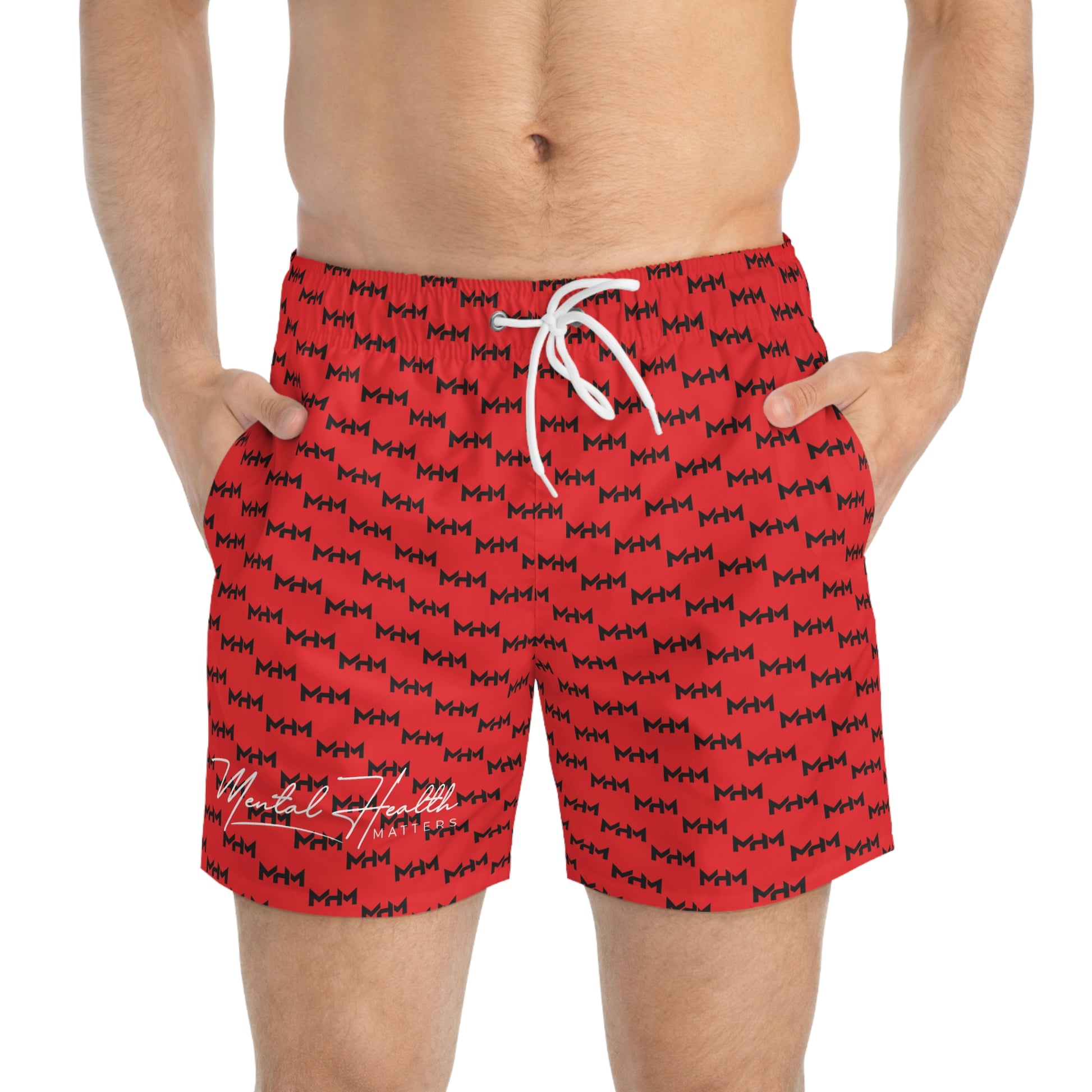 MHM Swim Trunks (Red)(5 Inch Inseam) – MHM Outdoors