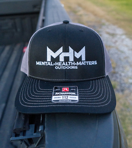 Logo Trucker Hat - Black